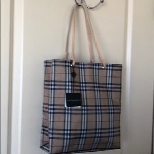 Authentic Burberry London tote. Classic nova check